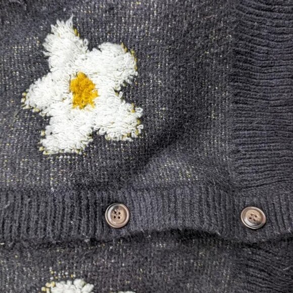 Women Cozy Adorable Floral Cardigan - Picture 3 of 4